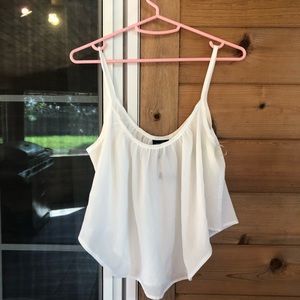 rue 21 white crop top